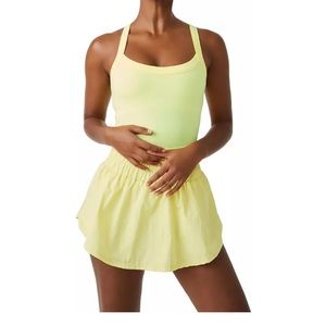 Free People The Way Home Skortsie - Yellow